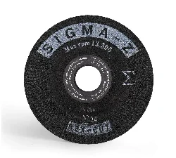 Sigma z grinding wheel 7" x 1/4" x 5/8-11 - 24 grit - 730043