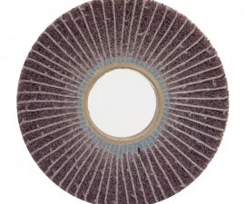 8 x 1 x 3 in. bear-tex non-woven interleaf flap wheel 120 grit ao m grit - 66261010711
