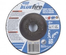 4 x 1/4 x 5/8 in. bluefire foundry grinding wheel zc 24 t t27 - 66252843180