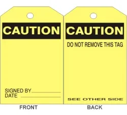 Caution blank tag - TB-301