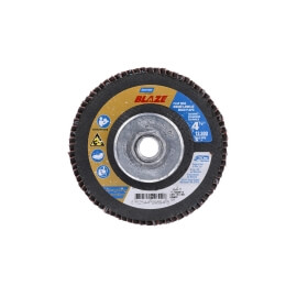 4-1/2 x 5/8-11 in. blaze fiberglass flap disc t27 36 grit r980p ca - 66254499894