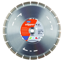 12 in. x 0.110 in. x 1 in.-20 mm clipper 4x4 segmented high-speed blade - 70184684548