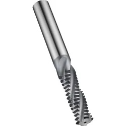 Dormer j215 m8 x 1.25 mm hm m thread mill with 27° spiral flute and oil feed - 6821309