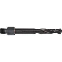 Precision twist drill ts55hsa hss steam tempered long length 135deg nas 965 type b threaded shank drill (ts55hs) - 7878079
