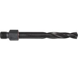 Precision twist drill ts55hsc hss steam tempered long length 135deg nas 965 type b threaded shank drill (ts55hs) - 7878082