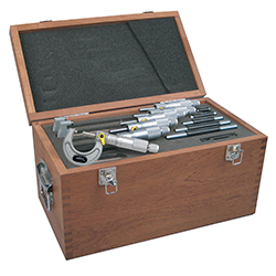 Asimeto 7101667 0-6" x 0.0001" 6pc outside micrometer set - 7101667