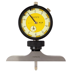 Asimeto 7473043 0-4" interchangeable rod type dial depth gauge - 7473043