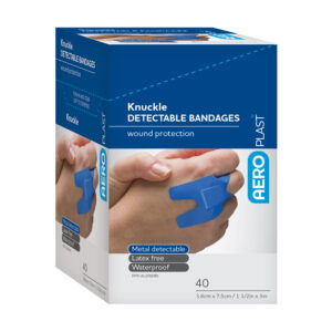 AEROPLAST Detectable Knuckle Bandages 40/box - AD1003US