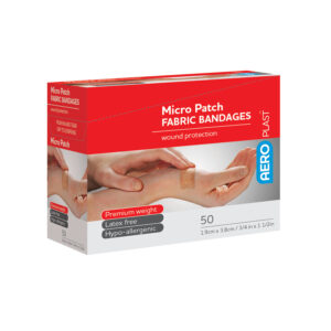 AEROPLAST Fabric Small Patch Bandages 50/box - AFP503