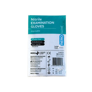AEROGLOVE Nitrile Glove Powder Free Large 1/pair - AGNPF02