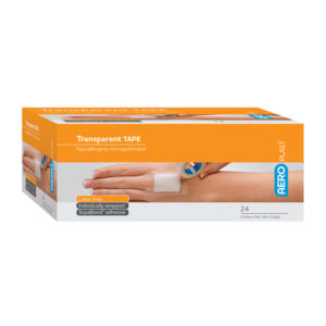 AEROPLAST Transparent Plastic Tape 1/2in x 5.5yds - AT12