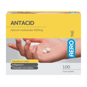 AEROTAB Antacid Tablets 100/box - ATAN100