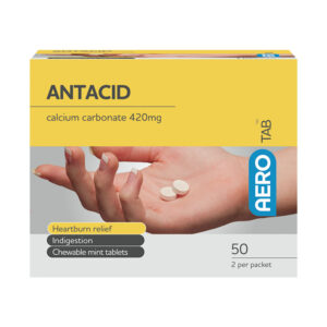 AEROTAB Antacid Tablets 50/box - ATAN50