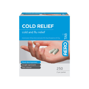 AEROTAB Cold Relief Tablets 250/box - ATCO250