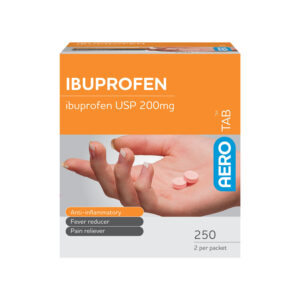 AEROTAB Ibuprofen Tablets 250/box - ATIB250