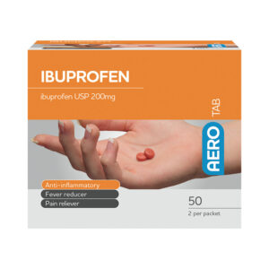 AEROTAB Ibuprofen Tablets 50/box - ATIB50