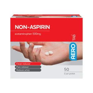 AEROTAB Non-Aspirin Tablets 50/box - ATNA50