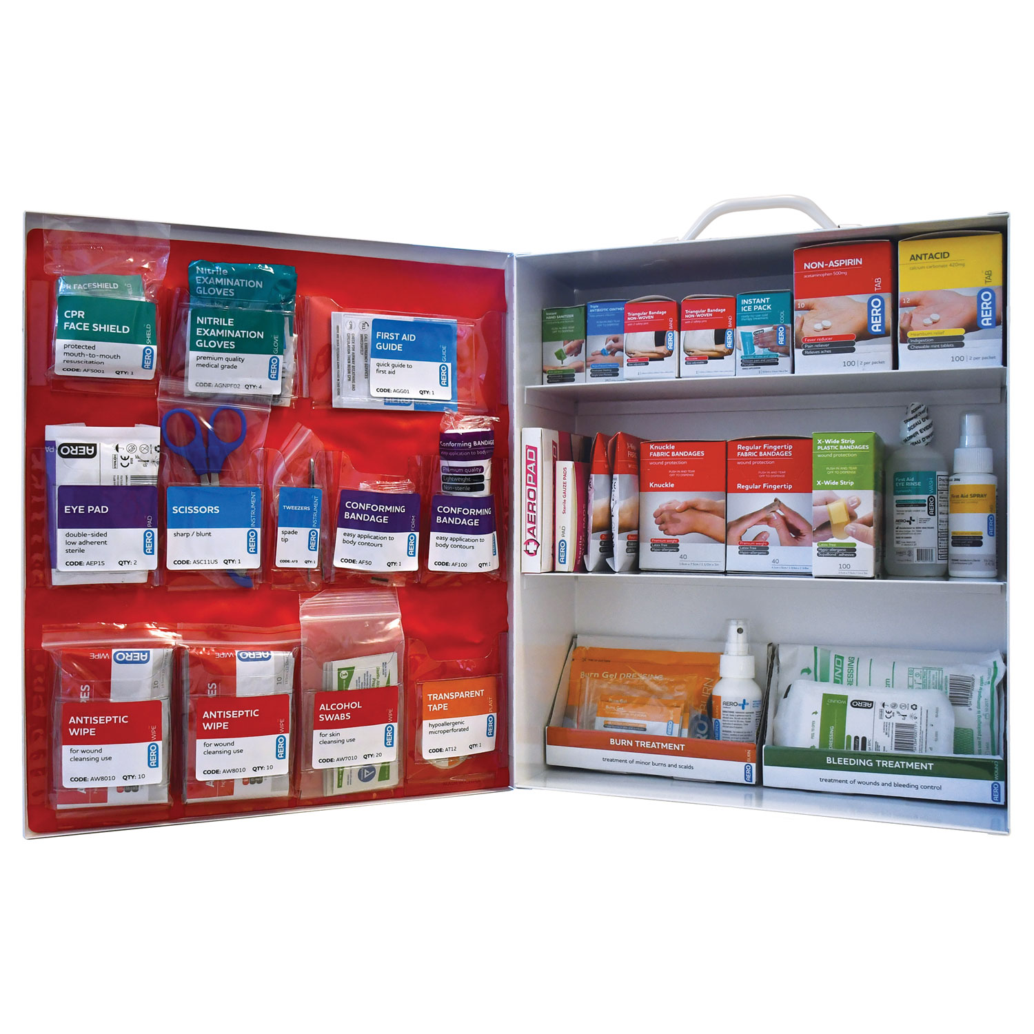 SUREFILL 3 Shelf Metal Cabinet 100 Series ANSI 2021 A - Meds - SF100AMT