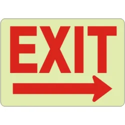 Exit right arrow glow - GL-168933