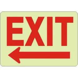 Exit left arrow glow - GL-169433