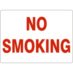 No smoking - red on white - G-485633