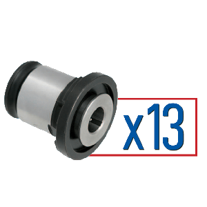 Rigid tap size 2 - 13 pc. set - 31/12-SET