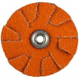 3 in. blaze overlap slotted disc 1/4 in. - 20w 60 grit r920 ca 2-ply - 66261195057