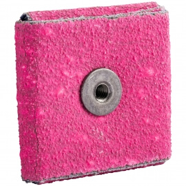 2 x 2 x 1/2 in. pink square pad 1/4 in. - 20w p80 grit r928 ca - 69957340139