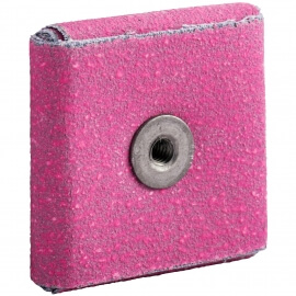 2 x 2 x 1/2 in. pink square pad 1/4 in. - 20w p120 grit r928 ca - 69957340141