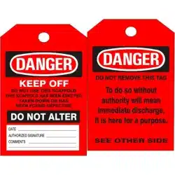 Accident Prevention Tags