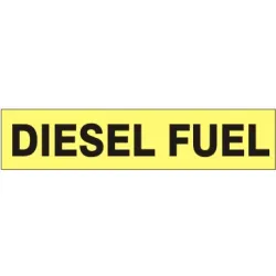 Diesel fuel - pipe marker - P-036-A