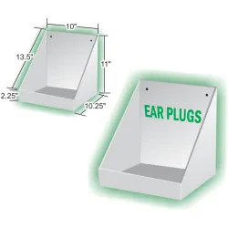 Acrylic ear plugs dispenser - ACRY-EP