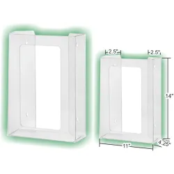 Acrylic triple box glove dispenser - ACRY-GL3