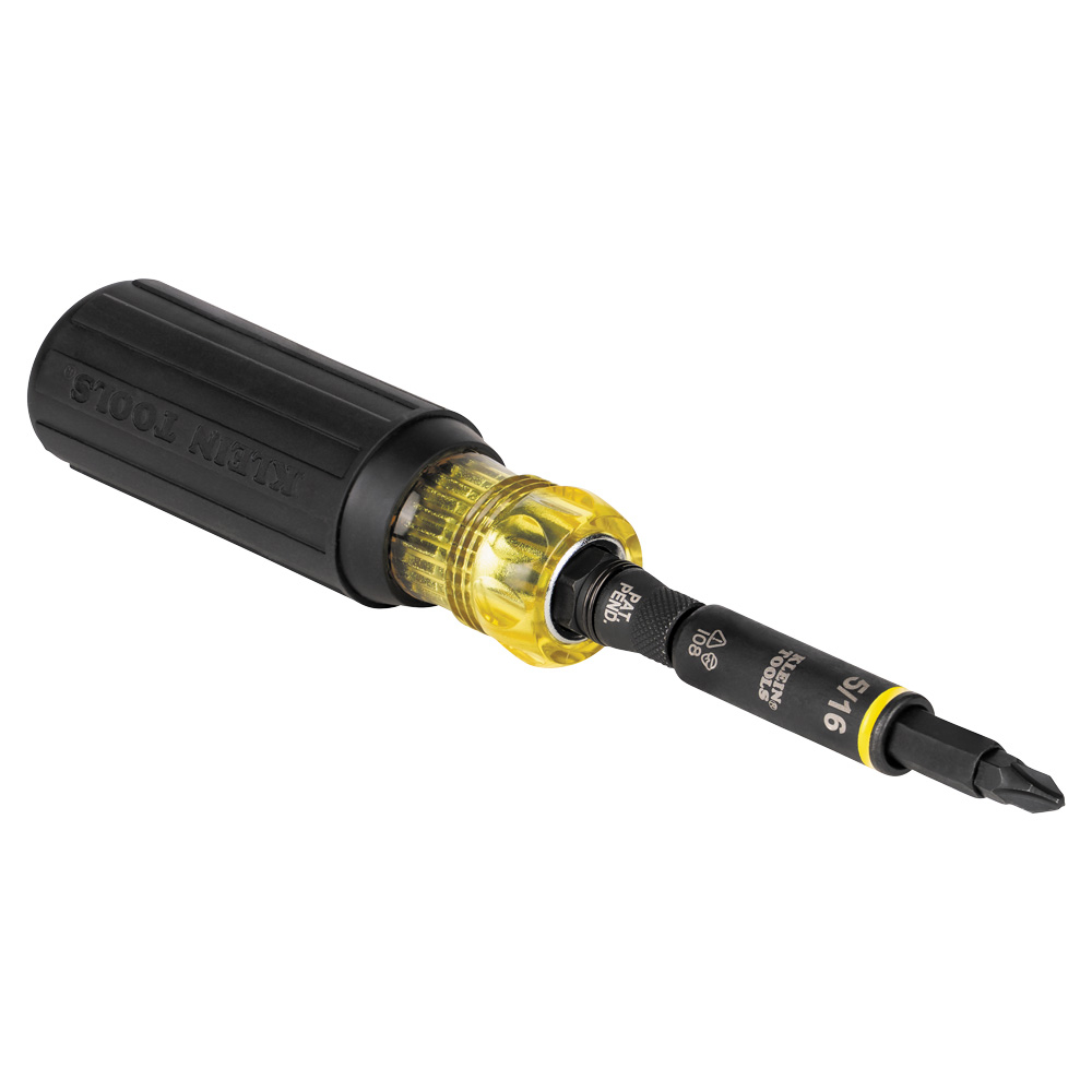 Impact Rated Multi-Bit Screwdriver / Nut Driver, 11-in-1 - KLE 32500HD