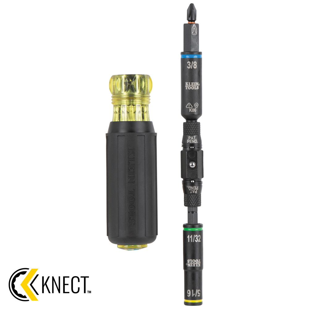 KNECT™ 10-in-1 Impact-Rated Screwdriver / Nut Driver - KLE 32528HD
