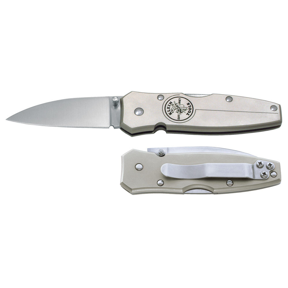 Lockback Knife 2-1/2-Inch Drop Point Blade - KLE 44001