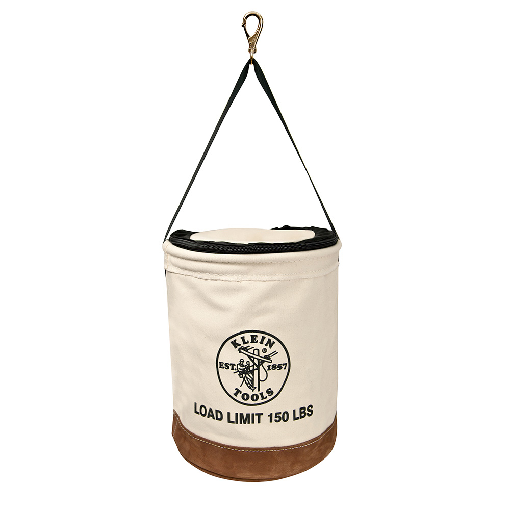 Canvas Bucket with Closing Top, 17-Inch - KLE 5104CLR17