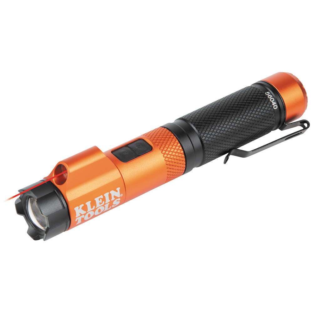 Rechargeable Focus Flashlight with Laser - KLE 56040