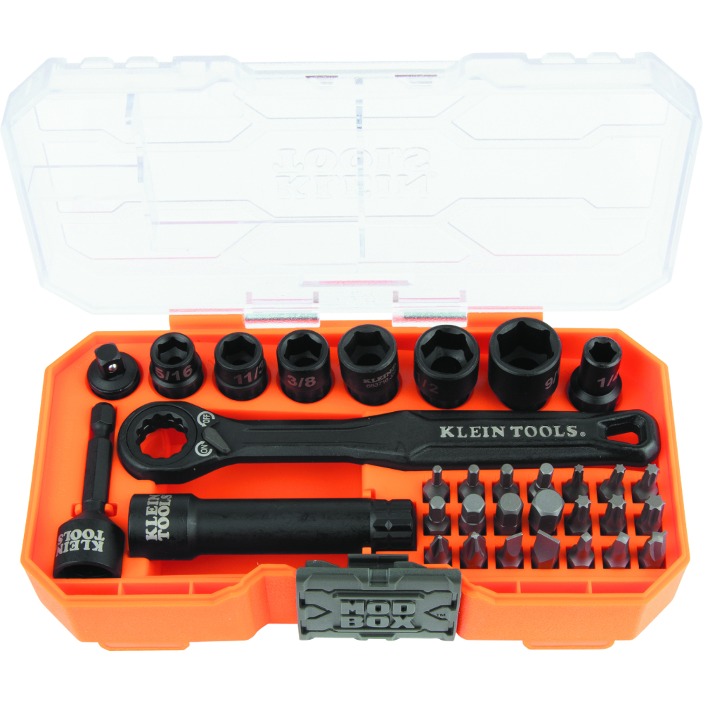 KNECT™ 1/4-Inch Drive Impact-Rated Pass Through Socket Set, 32-Piece - KLE 65300