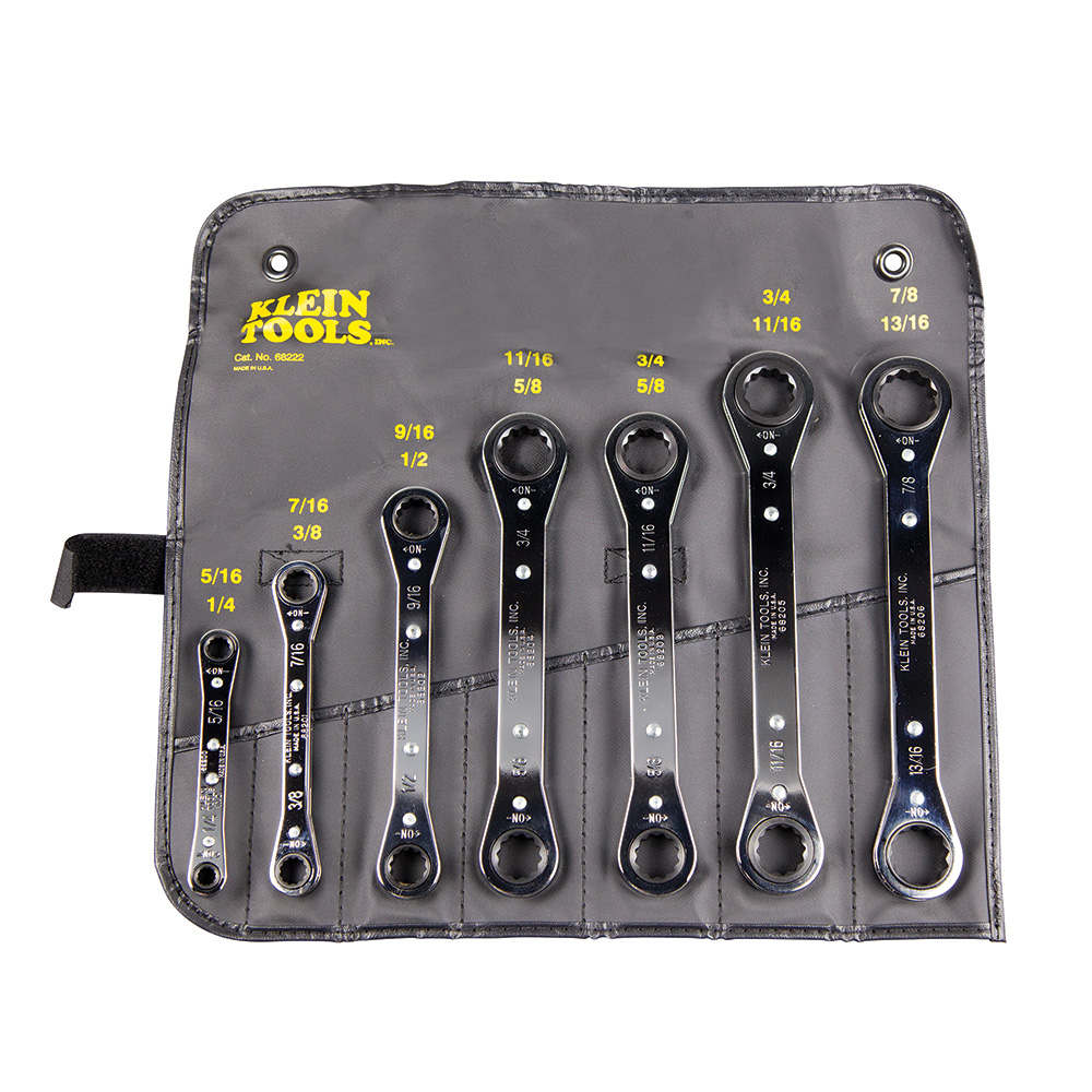 Ratcheting Box Wrench Set, 7-Piece - KLE 68222