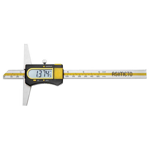 Asimeto 7305085 0-8" ip67 coolant proof digital caliper with big screen - 7305085