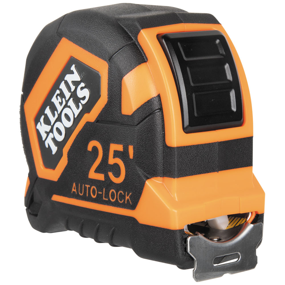 Tape Measure, 25-Foot Single-Hook Auto-Lock - KLE 9125AL