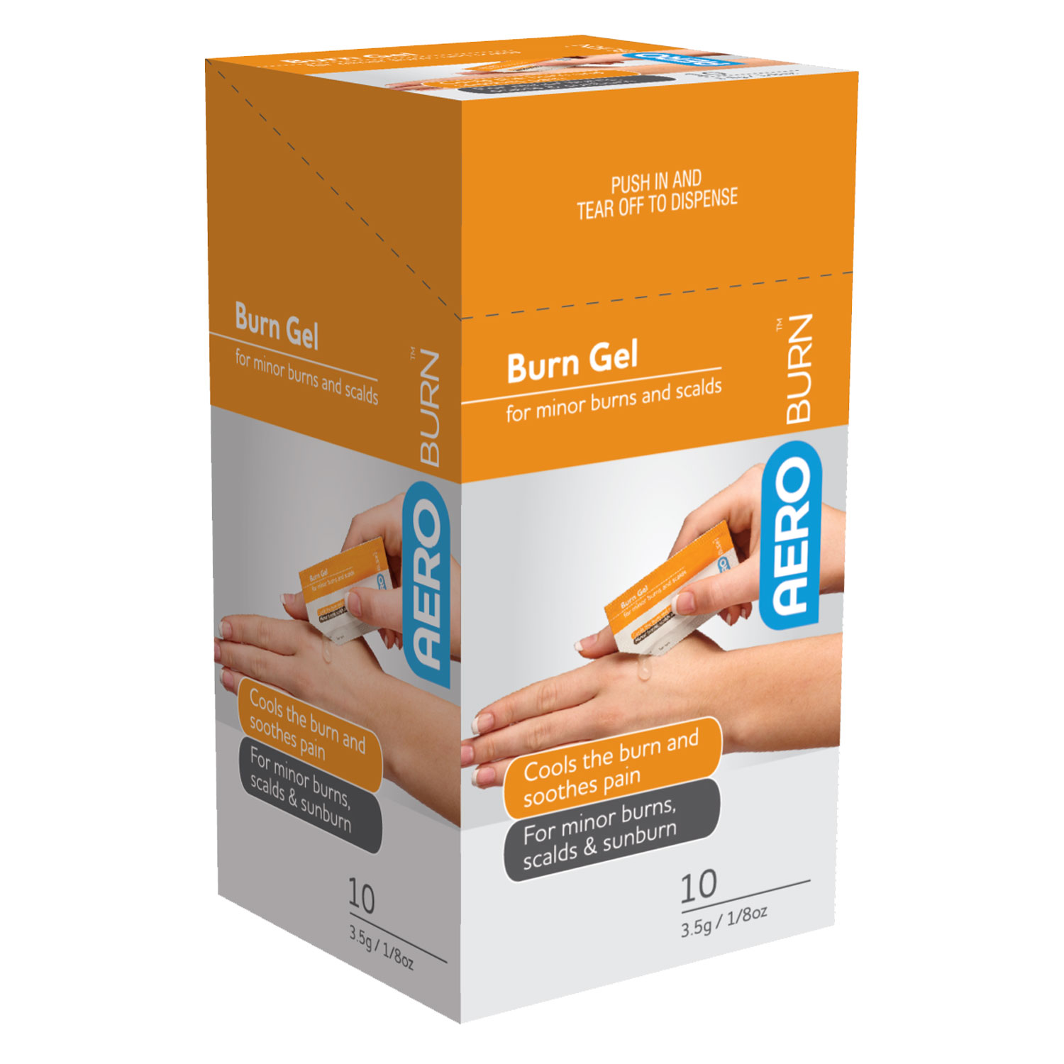 AEROBURN Burn Gel Sachet 3.5g 10/box - AB310