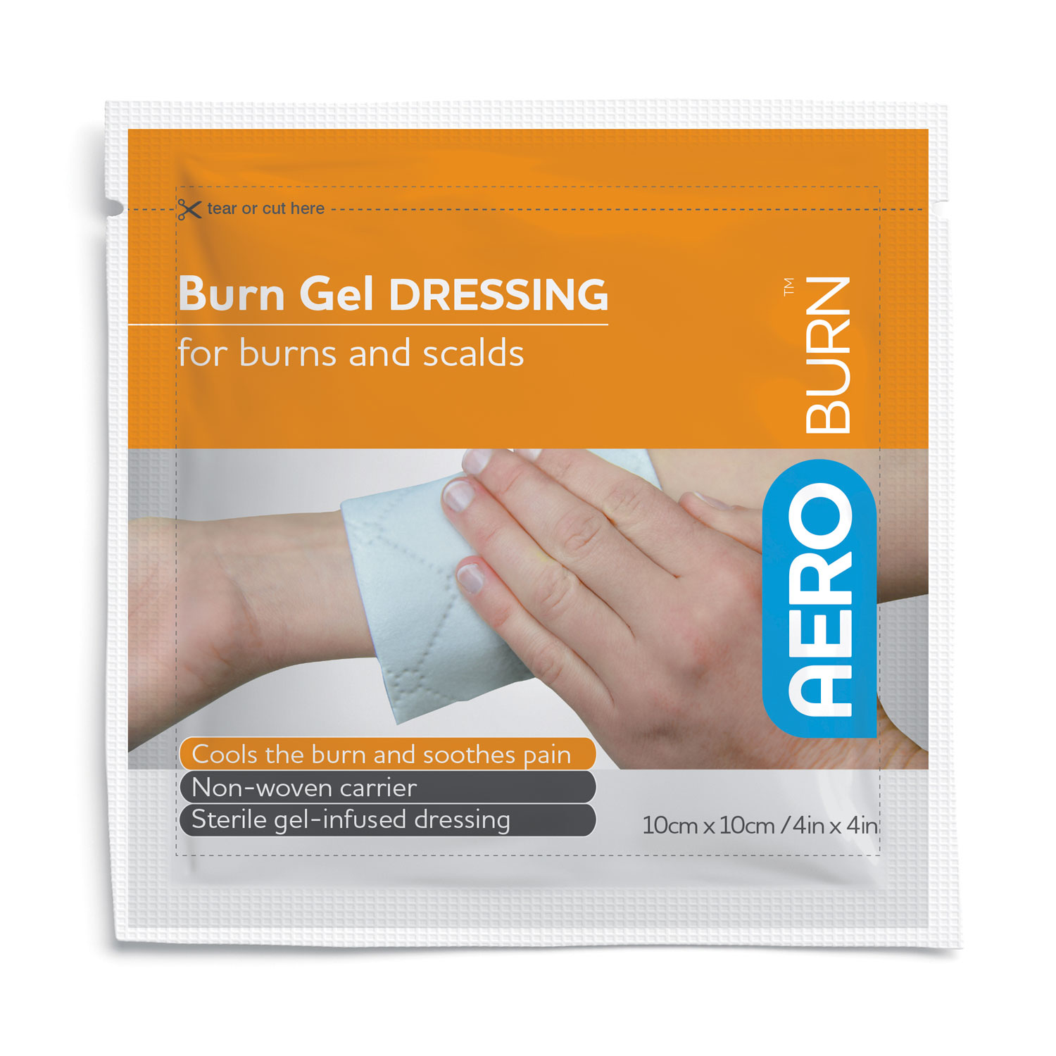 AEROBURN Burn Dressing 4in x 4in - ABD10