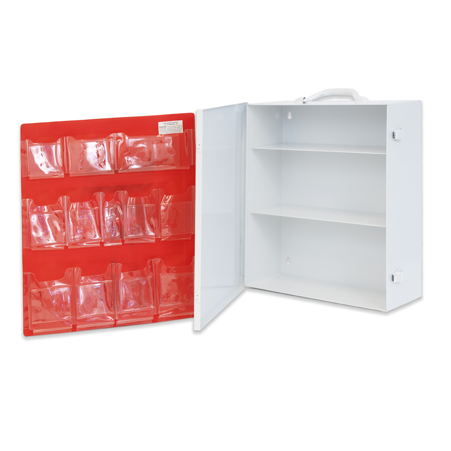 SUREFILL First Aid Metal Cabinet 3 Shelf Empty with pocket (not installed) - AKME3PUS