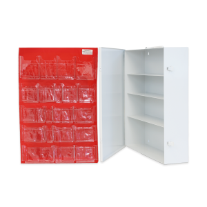 SUREFILL First Aid Metal Cabinet 4 Shelf Empty with pocket (not installed) - AKME4PUS