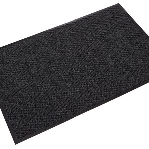 Chevron 4'x8' Charcoal Scraper/Wiper Mat - CN 0048CH