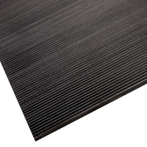 Corrugated Switchboard Runner 3' Custom Black - CRRSB36BKC