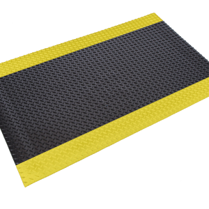 Deck Plate Runner 2'x75' Black w/Yellow - CXR0024YB