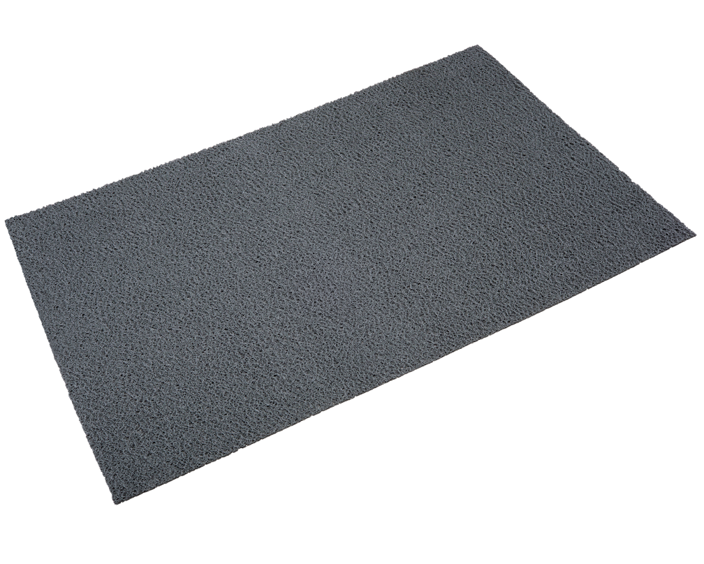 Spaghetti Mat Backed 4'x20' Black Scraper Mat - DE MB42BK